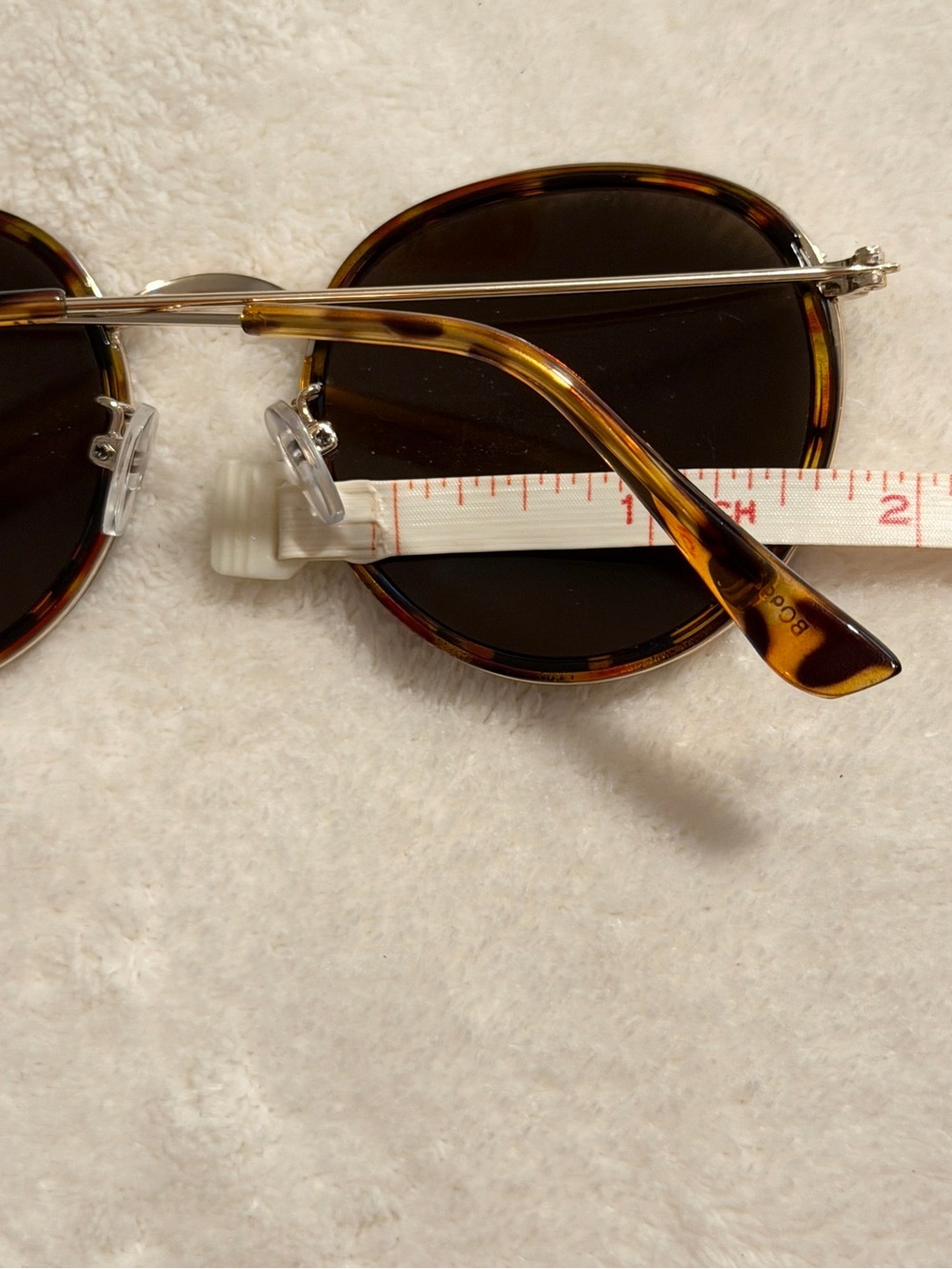 J. Crew Rounded Frame Tortoise Frame Sunglasses - Picture 5 of 9